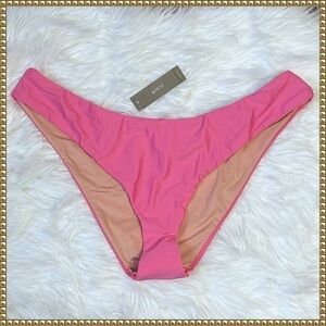 J Crew Pink Bikini Bottoms Swim Size Extra Large NWT